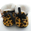 Leopard Zebra Dot Soft  Fleece Shoes